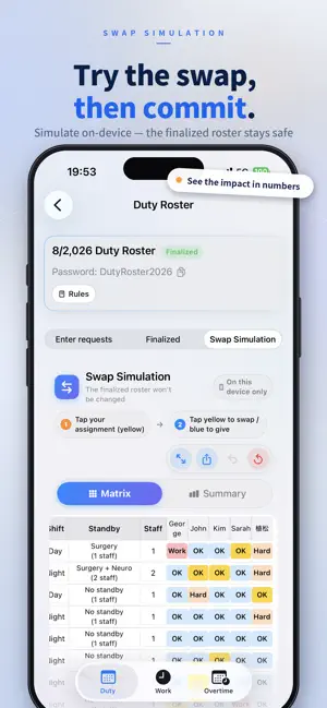 On-Call: Shift Schedule Maker screenshot 3