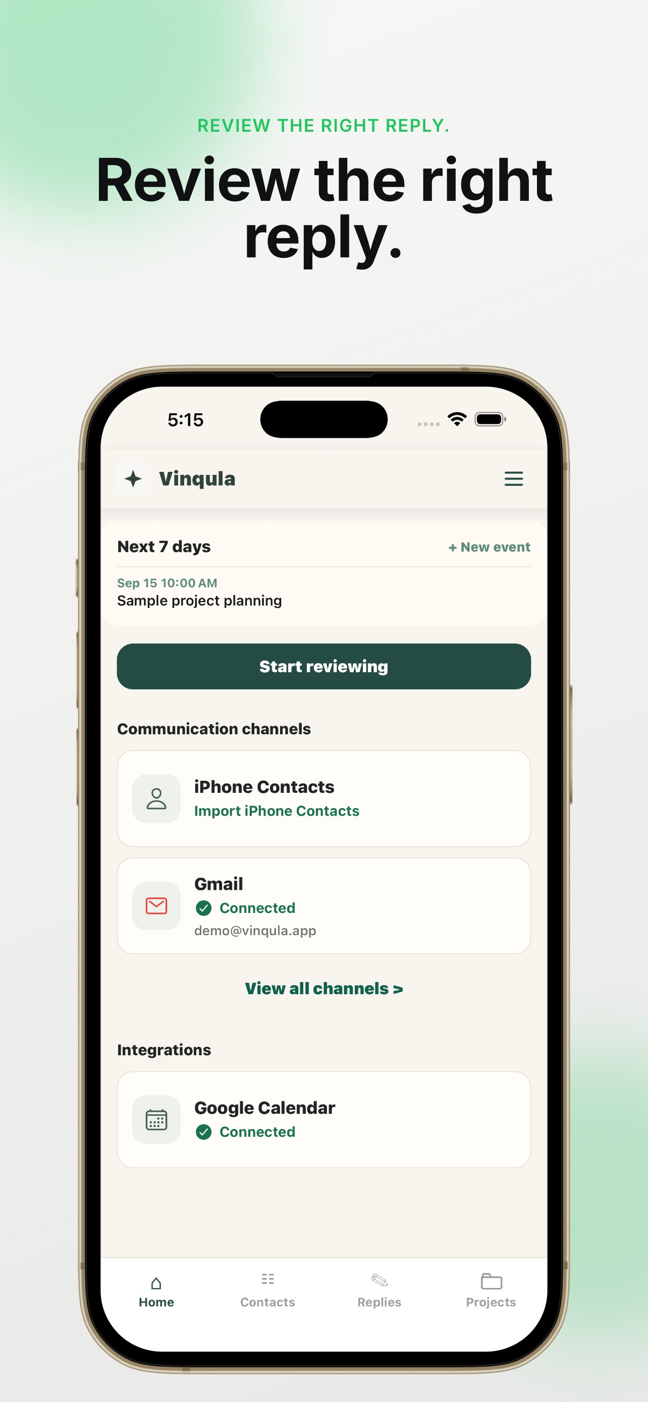 Screenshot 1 of Vinqula