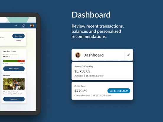Latino Community Credit Union iPad screenshot 2 - Finance app