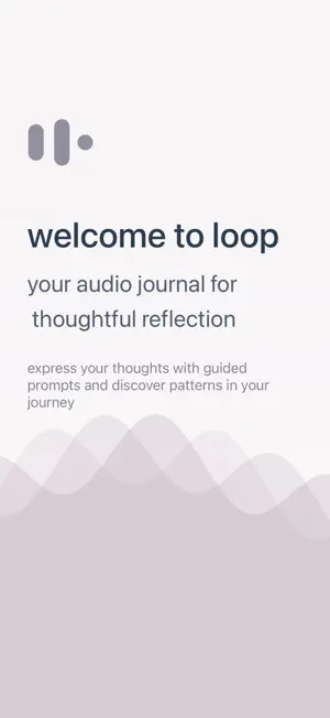 Loop - Voice Journal screenshot 1