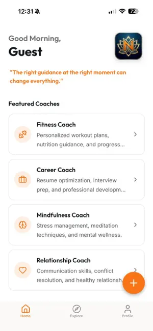 Nirvan-AI Coach screenshot 1