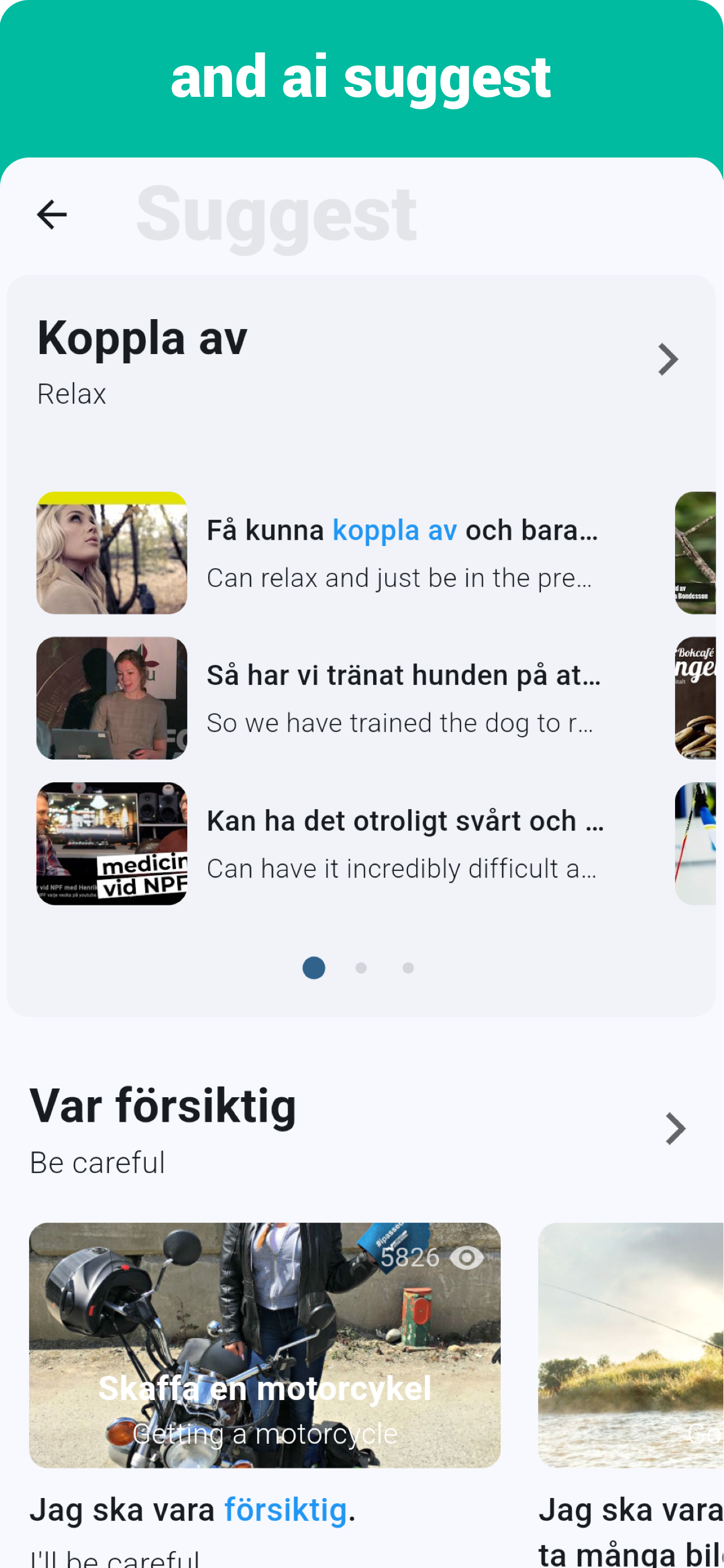 Swedish - Listening Speaking