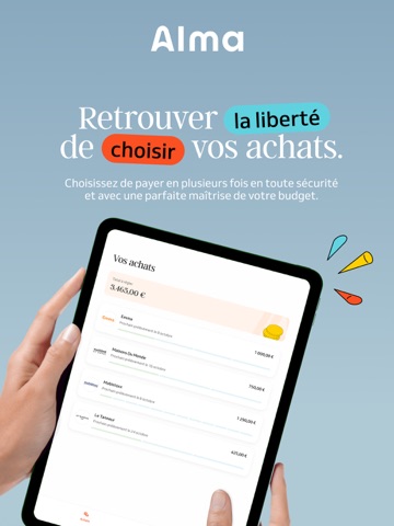 Alma | Payez en plusieurs fois iPad screenshot 1