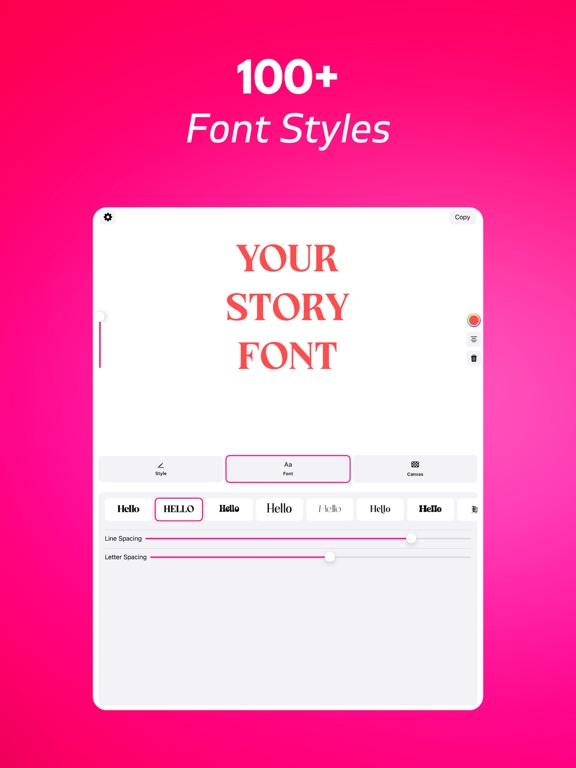 Story Fonts for Instagramのおすすめ画像3