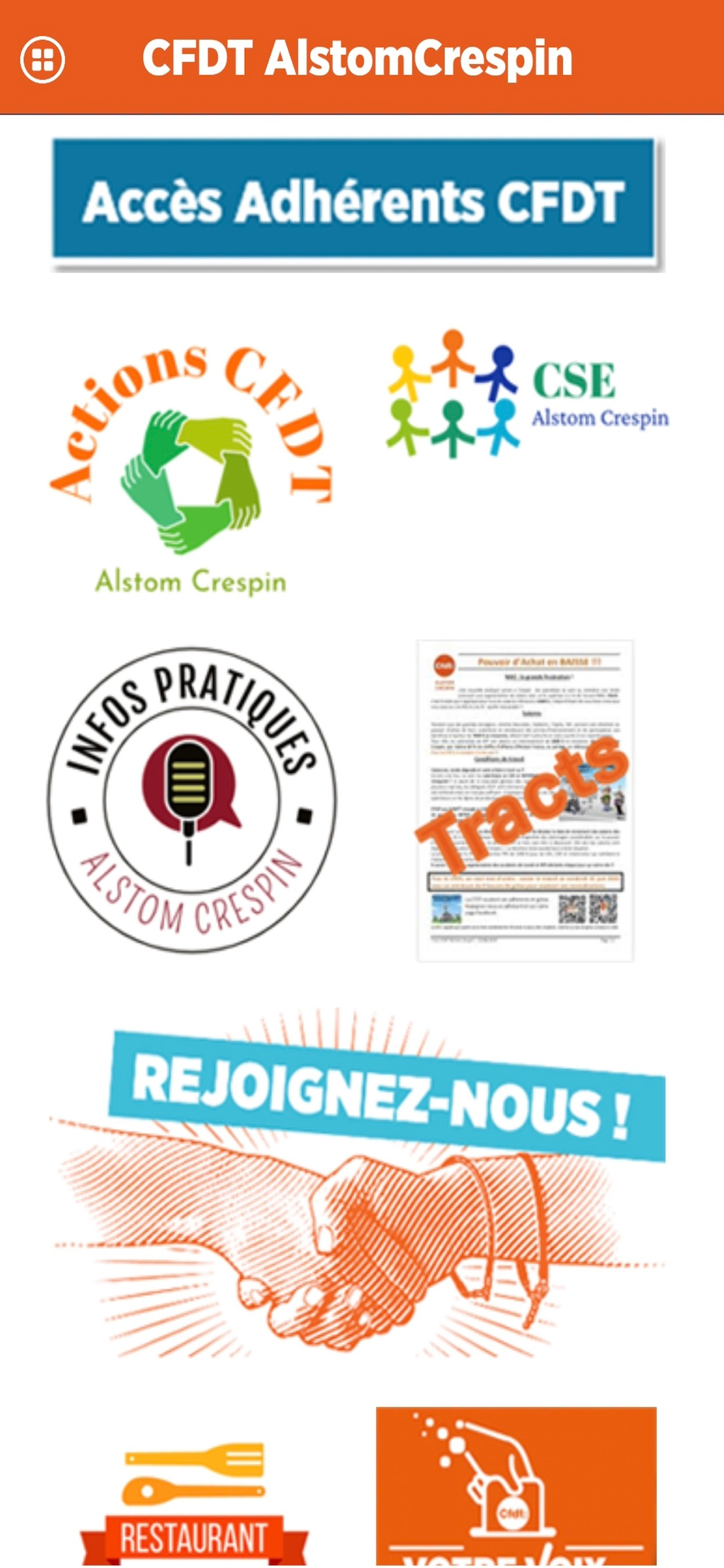 CFDT Alstom Crespin screenshot 5