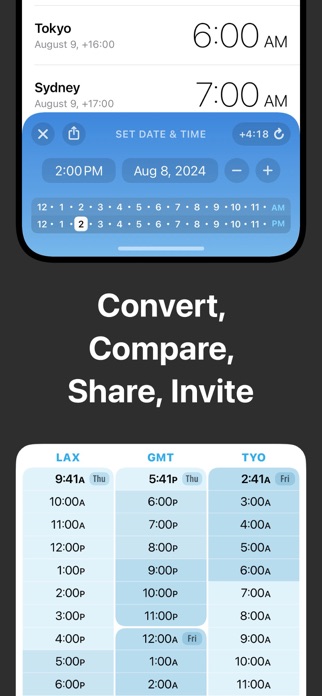 World Clock Time Zone Widgets Screenshot 5 of 10