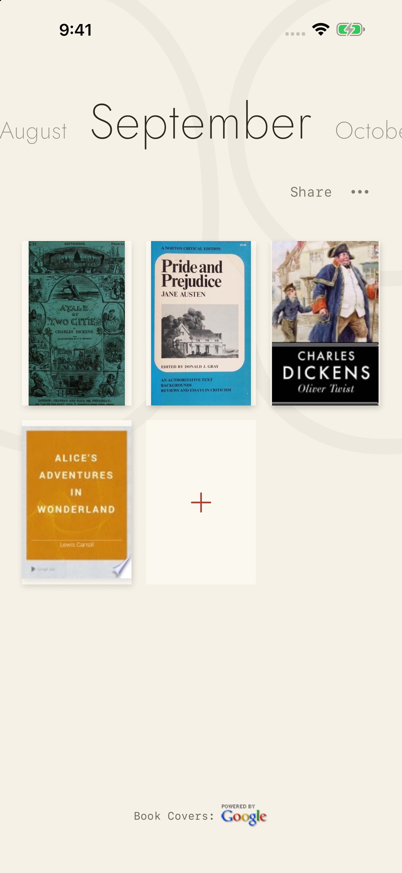 Screenshot 1 of This Month I Read