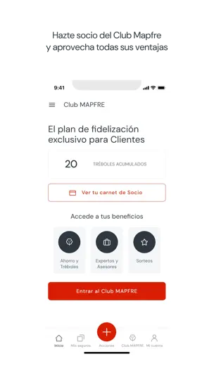 Captura de pantalla de Mapfre | ES en iPhone 8