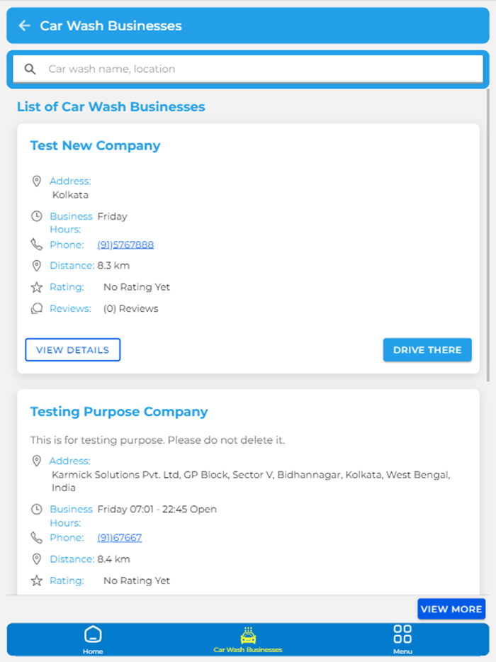 Autoclick Carwash Clients