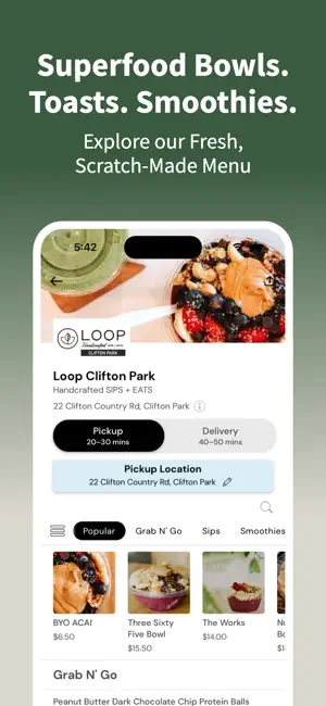 Loop: Sips + Eats screenshot 2