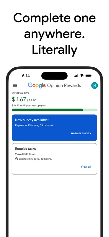 Google Opinion Rewards screenshot 4 of 6