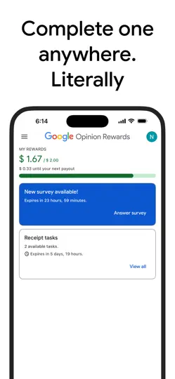 Google Opinion Rewards iPhone Screenshot 4