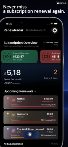RenewRadar Screenshot 1 of 5