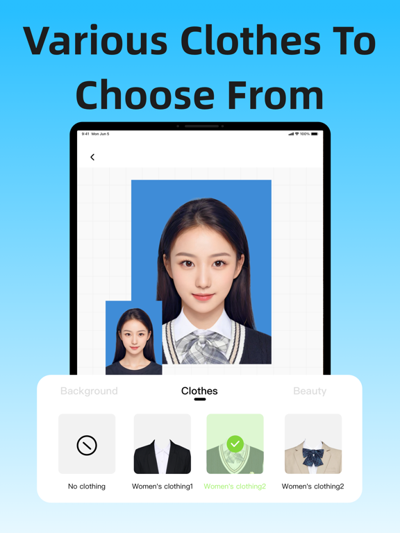 Passport Photo App - ID Photo iPad screenshot