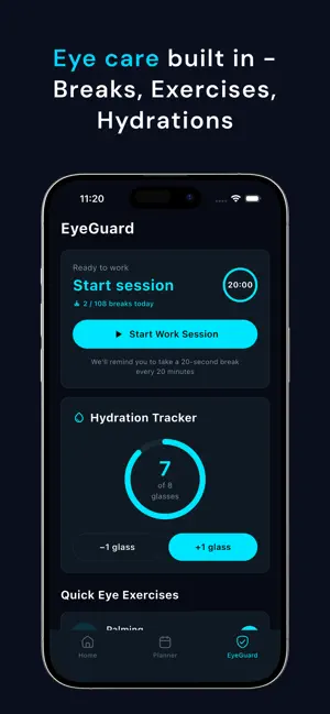 SteadX: Eye Care & Daily Tasks screenshot 3