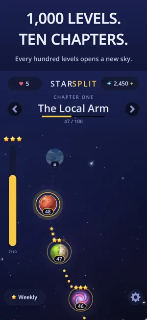 Starsplit: Matching Puzzle screenshot 2