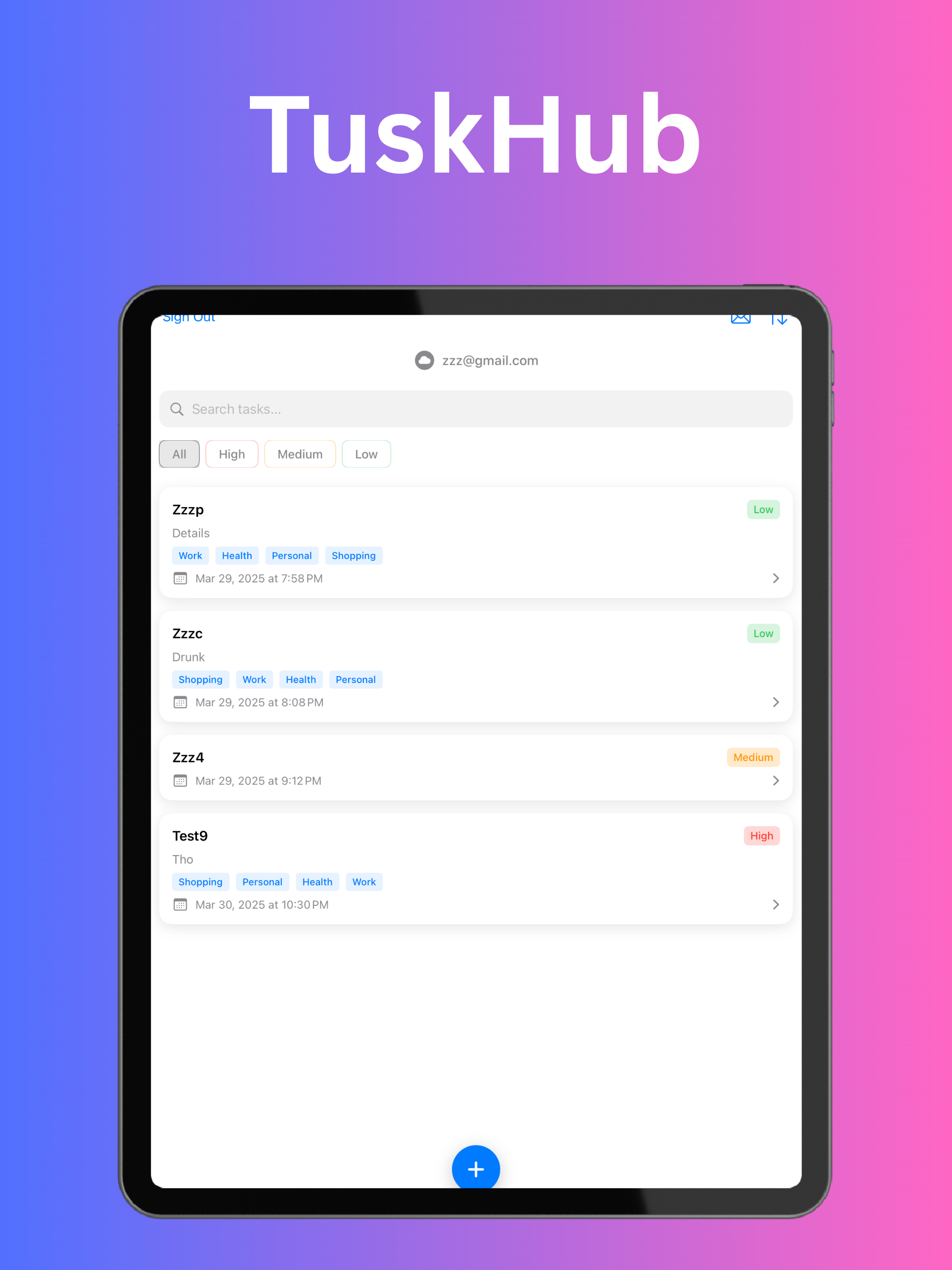 Task Center