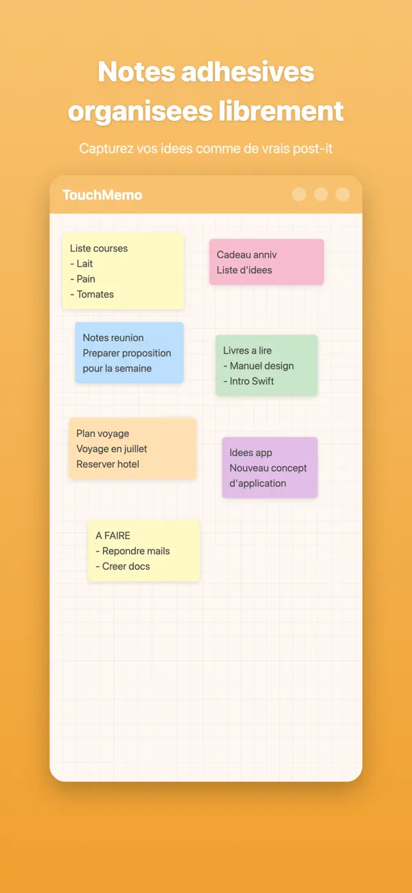 Screenshot #1 pour TouchMemo