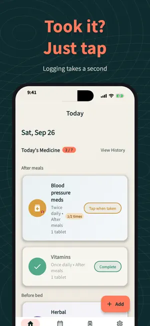 Pill Time! Medication Reminder screenshot 2