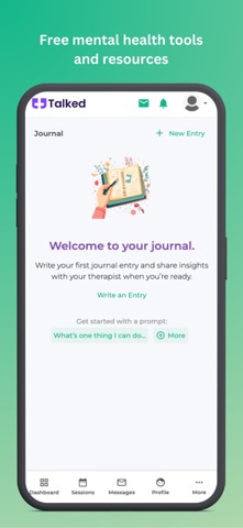 Talked Therapy & Mental Health iPhone screenshot