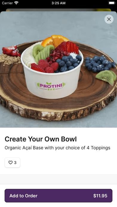 Protini iPhone screenshot 3 - Food & Drink app