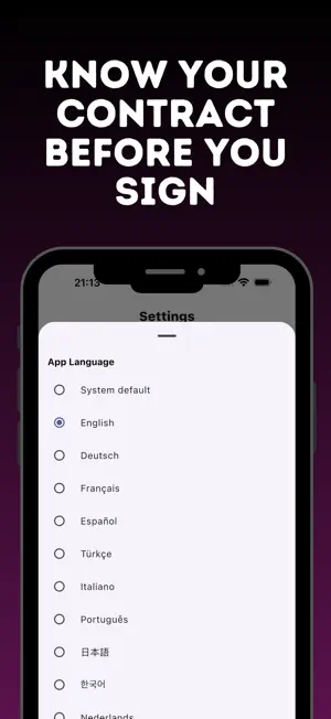 ContractLens – Analysis screenshot 4