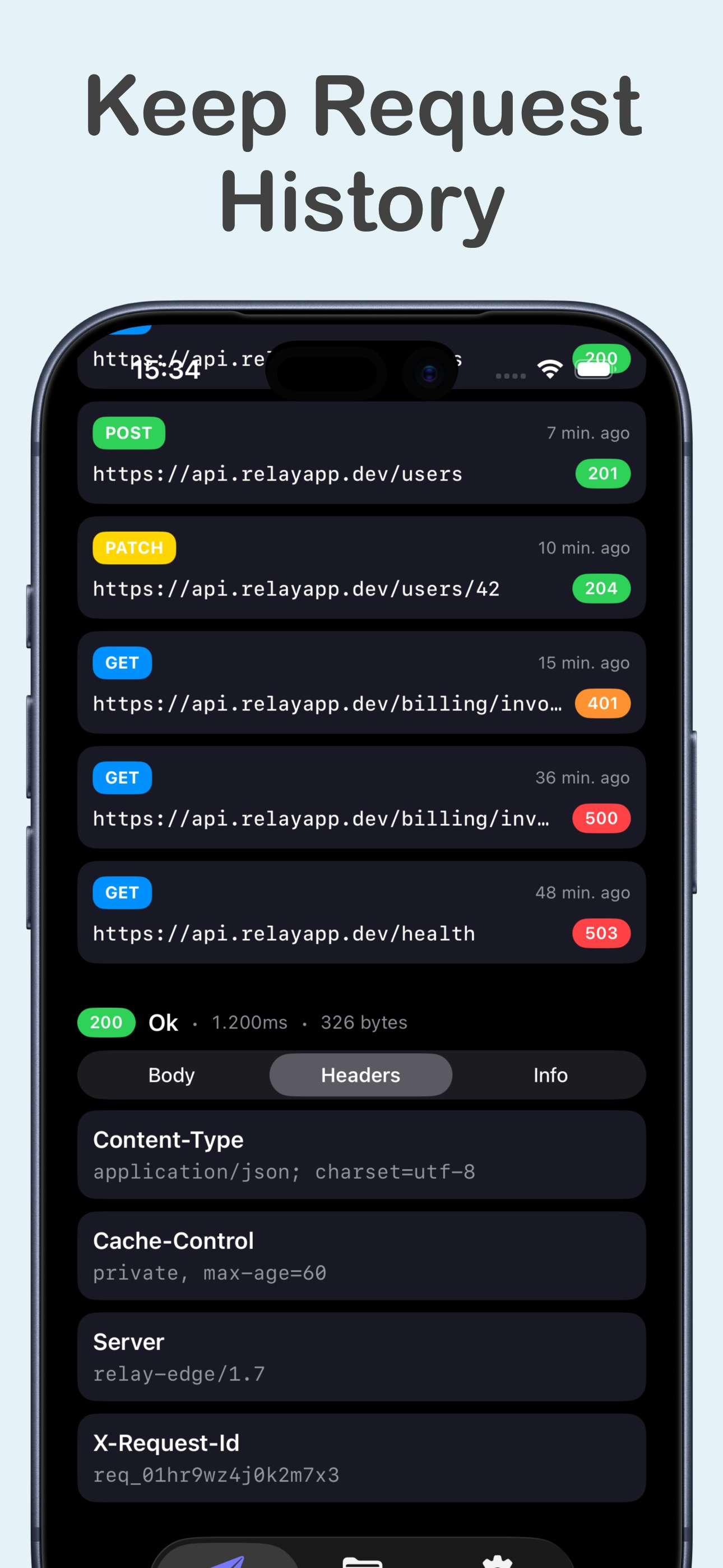 Relay: HTTP & REST Client