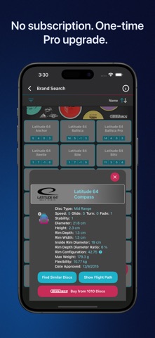 Disc Finder: Disc Golf Bag iPhone screenshot
