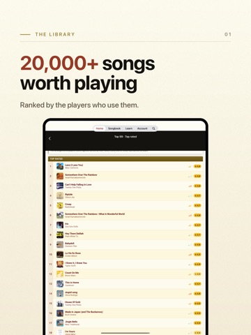 UkuTabs Ukulele Chords & Songs iPad screenshot