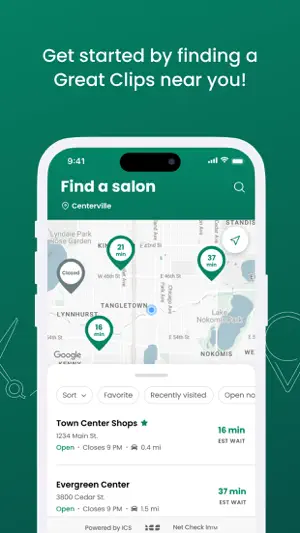 Great Clips Online Check-in screenshot 2