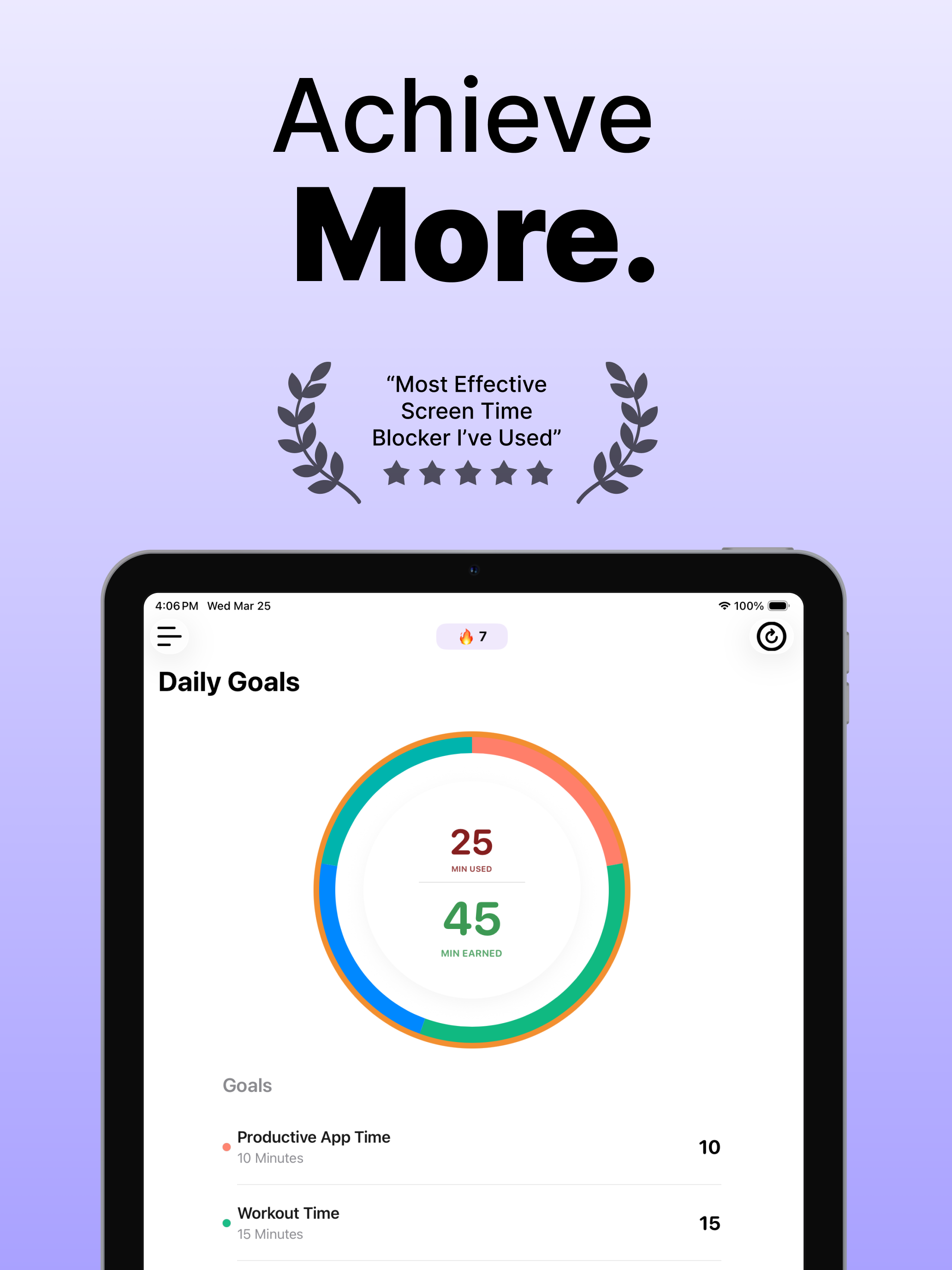 Achieve! Earn Your Screen Time