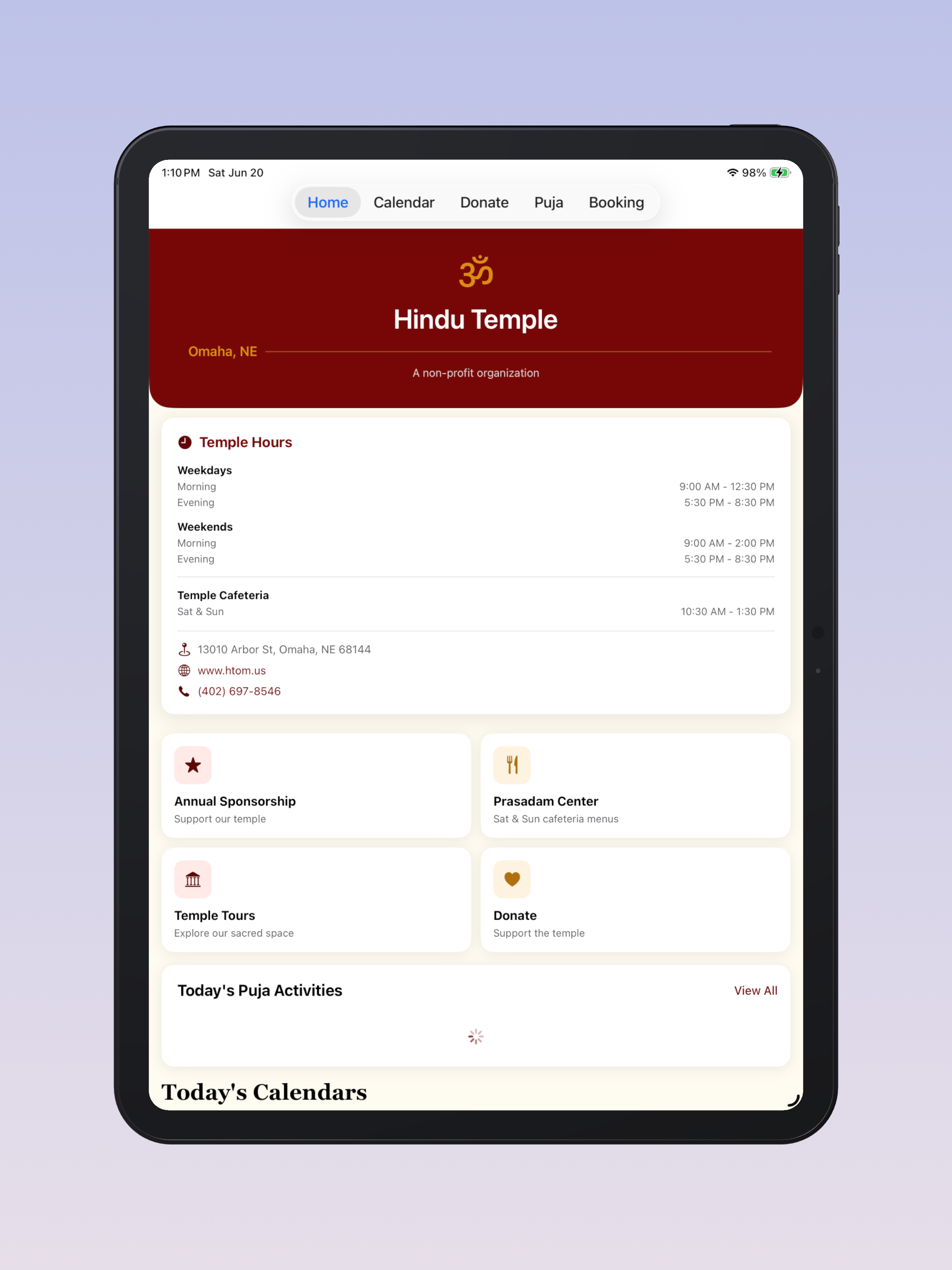 Hindu Temple, Omaha Nebraska screenshot 12