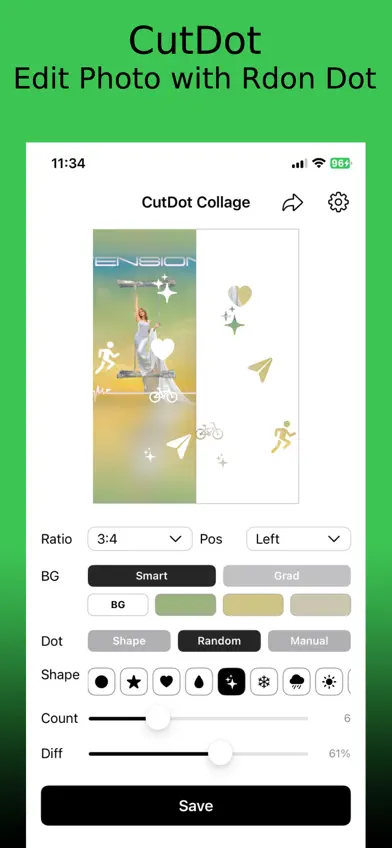 CutDot Collage-Photo Edit,波点拼贴 screenshot 4