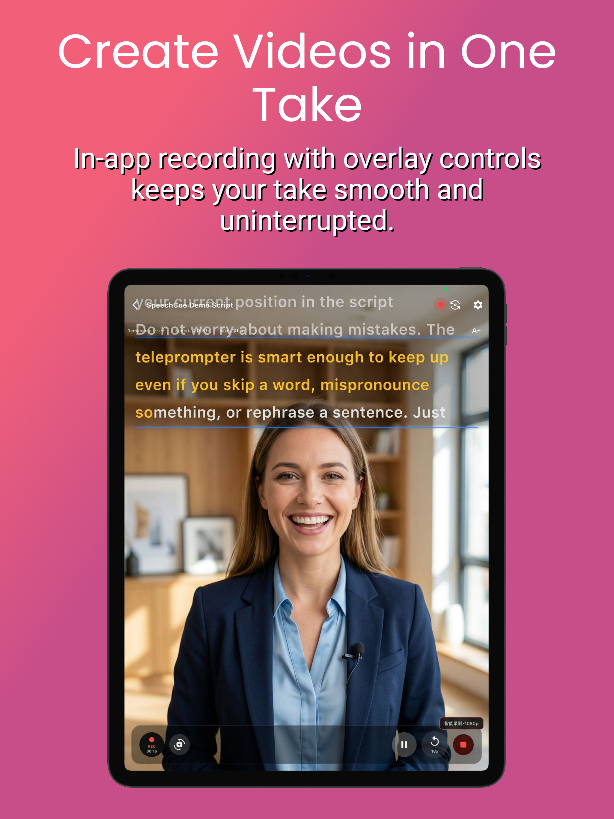 SpeechCue Voice Teleprompter screenshot 8