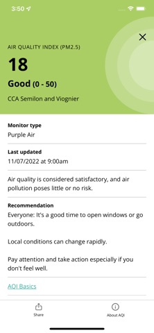 California Smoke Spotter iPhone screenshot