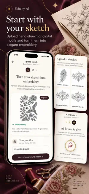 Stitchy AI: Embroidery Design screenshot 2