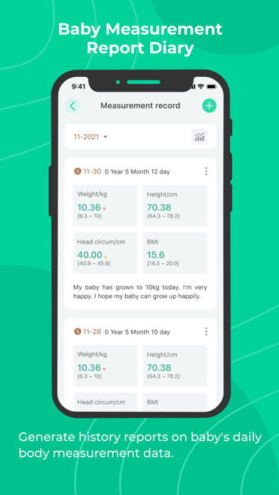 iMoni Health - track your body iPhone screenshot 4 - Health & Fitness app