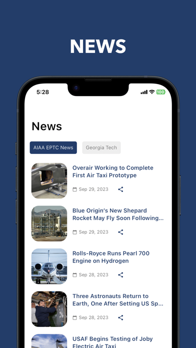 Electric Propulsion News Screenshot