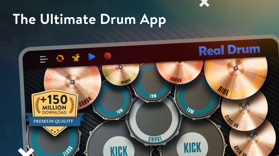 REAL DRUM: Electronic Drum Set - 10.6.13 - (iOS)