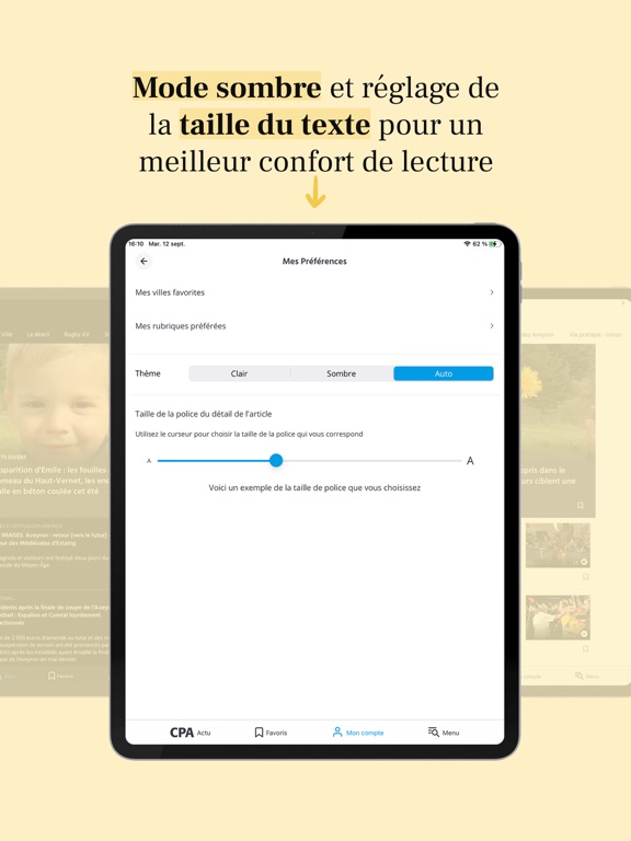 Centre Presse Aveyron - Actus iPad screenshot