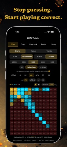EDGE Poker iPhone screenshot