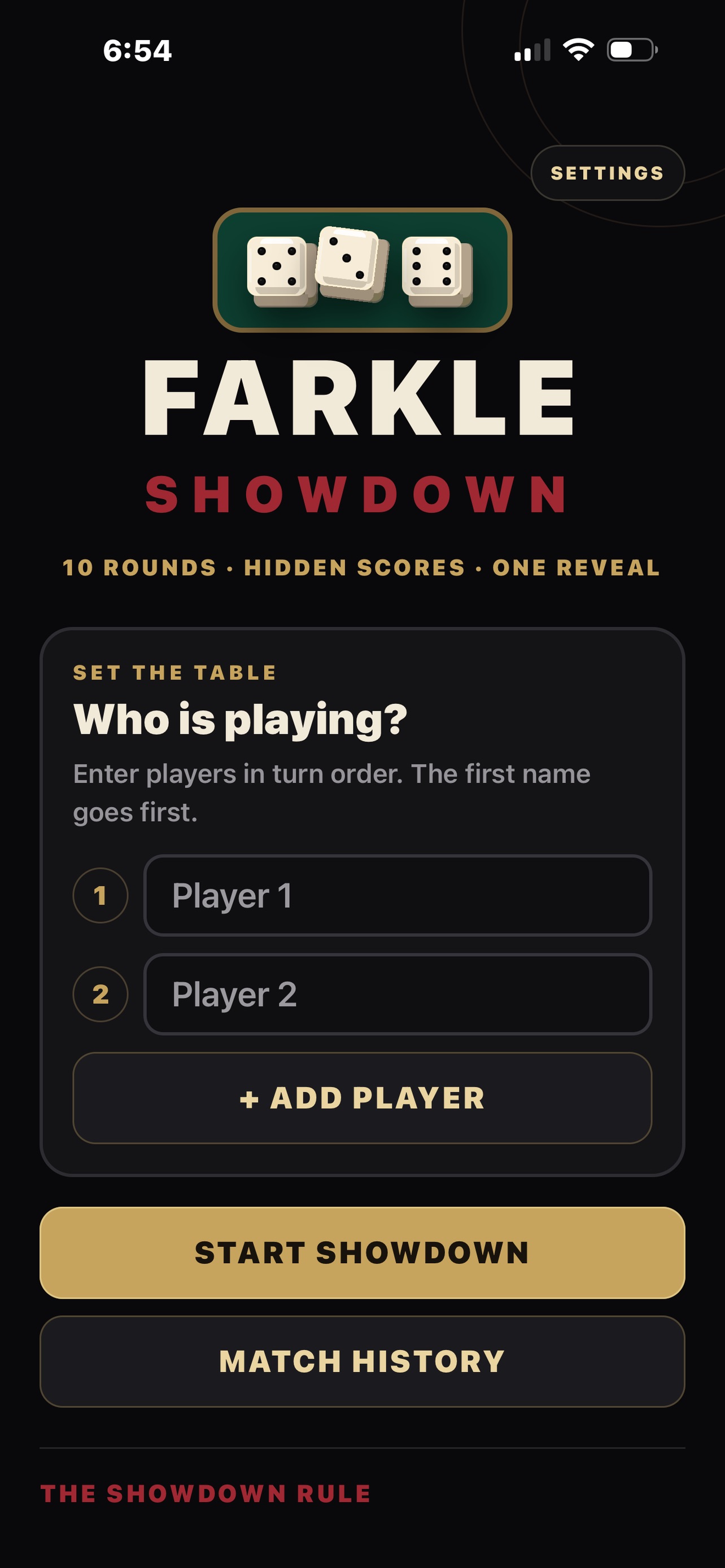Screenshot 1 of Farkle Showdown