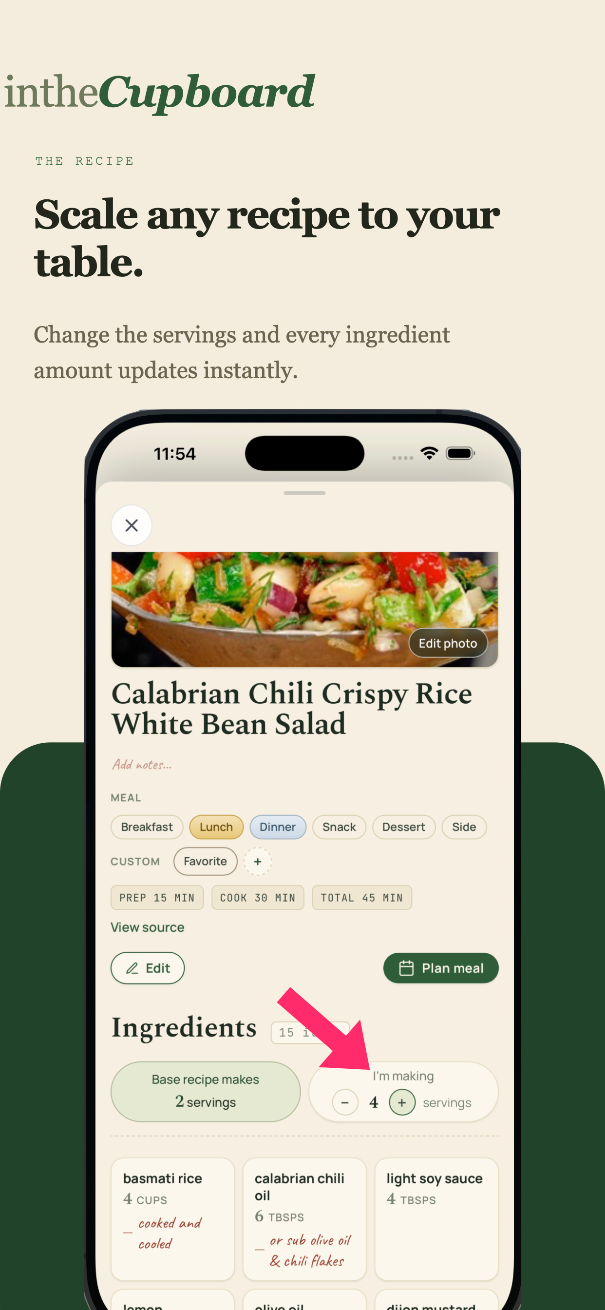 In the Cupboard: Meal Planner screenshot 7