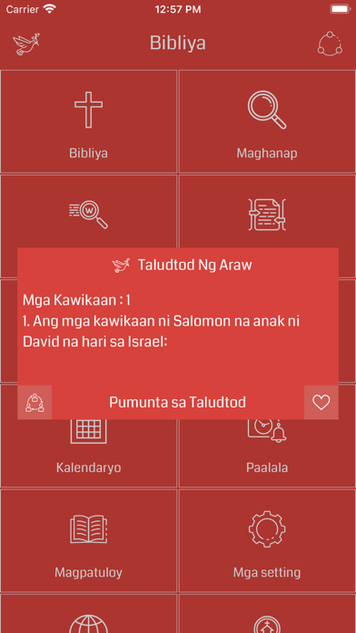 Filipino Bible - Offline Screenshot