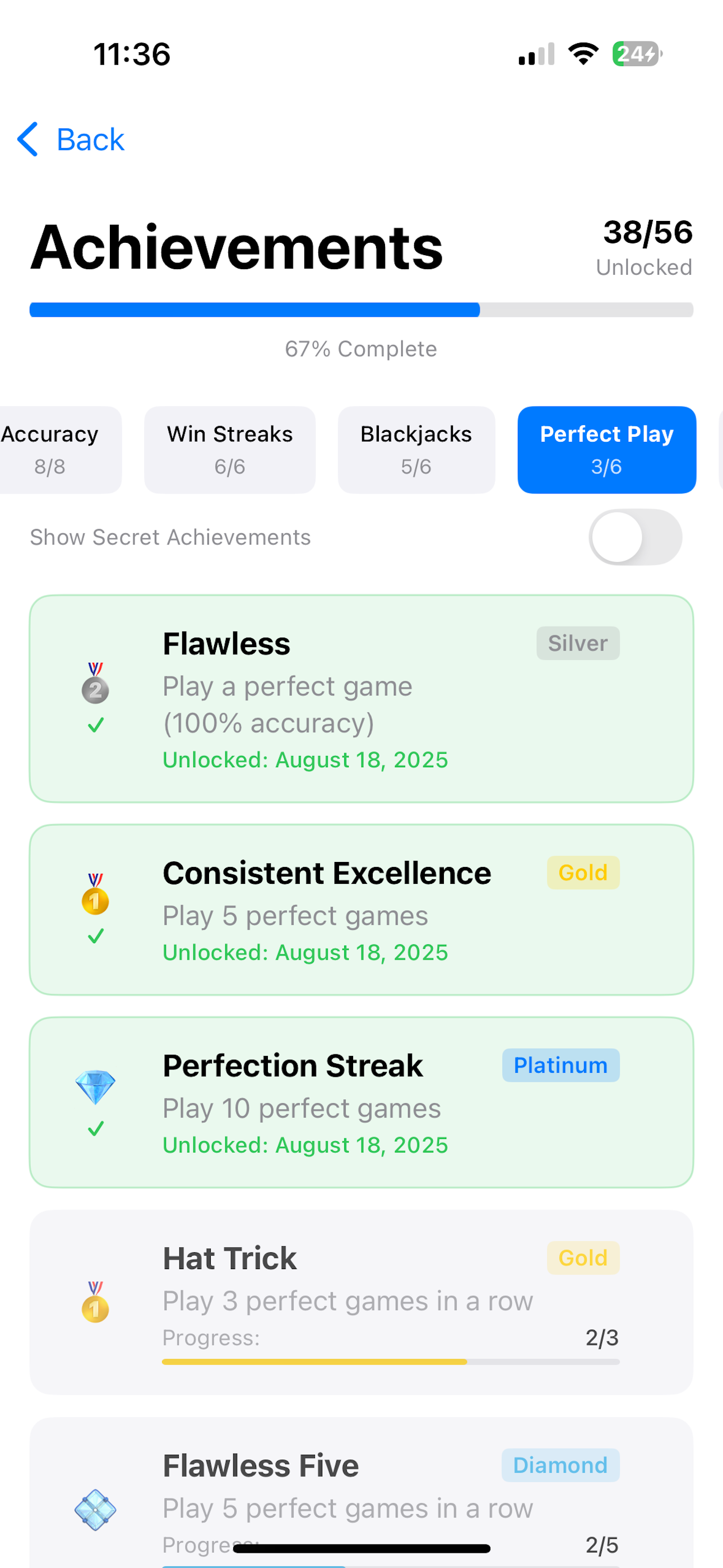 Blackjack Trainer screenshot 4