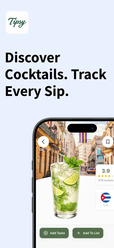 Tipsy - Cocktail & Drink Guide screenshot 1