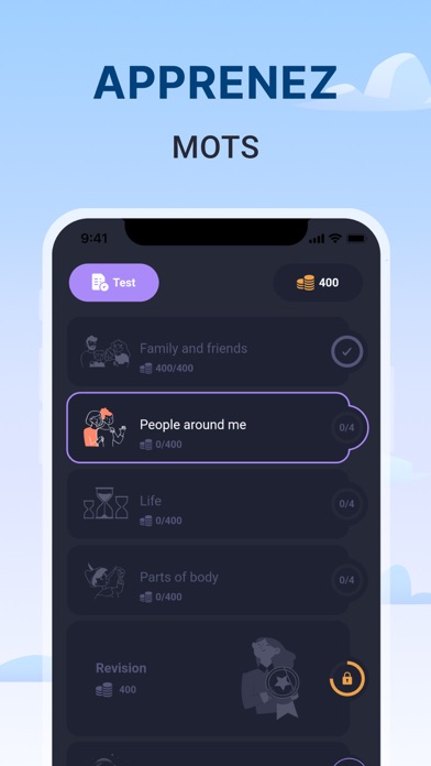 Screenshot #3 pour Mots Français A1-B1 | 2Shine
