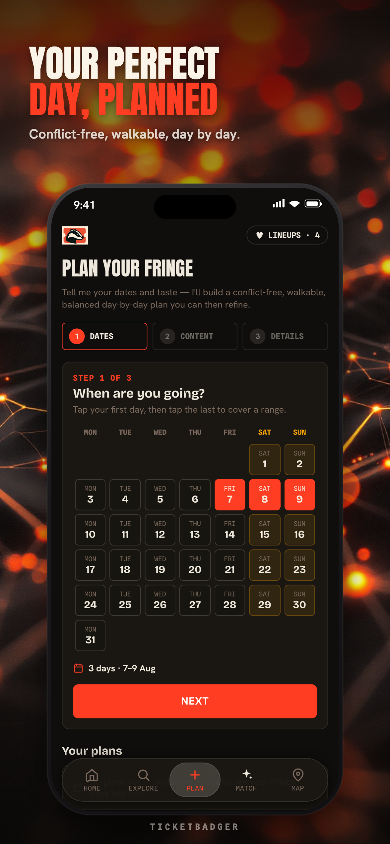 TicketBadger: Edinburgh Fringe screenshot 3