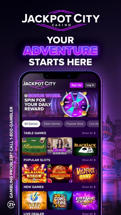 Jackpot City: Online Casino Screenshot