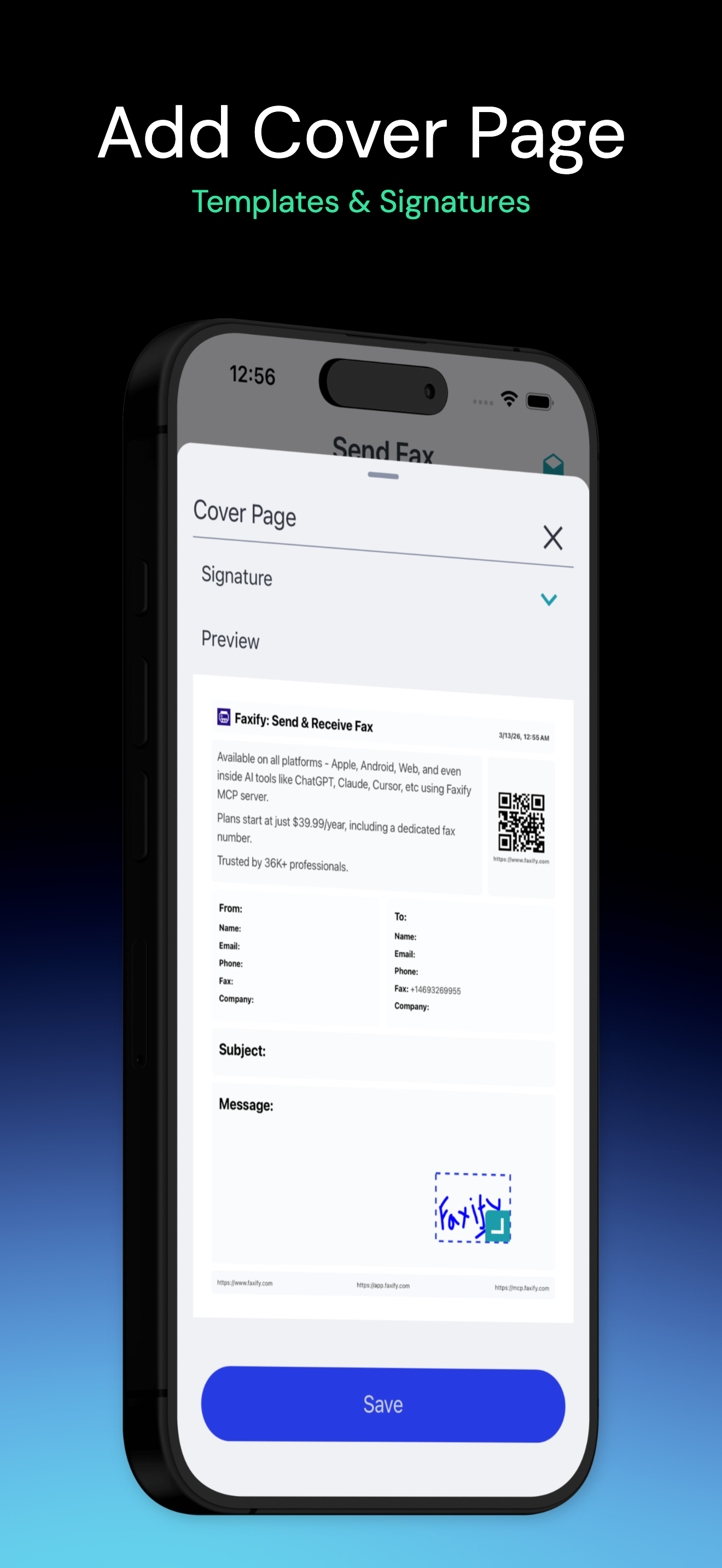 Faxify: Fax App from iPhone